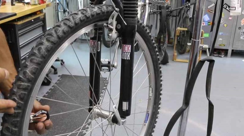 Basic Way to Bike Wheel truing Lateral Only