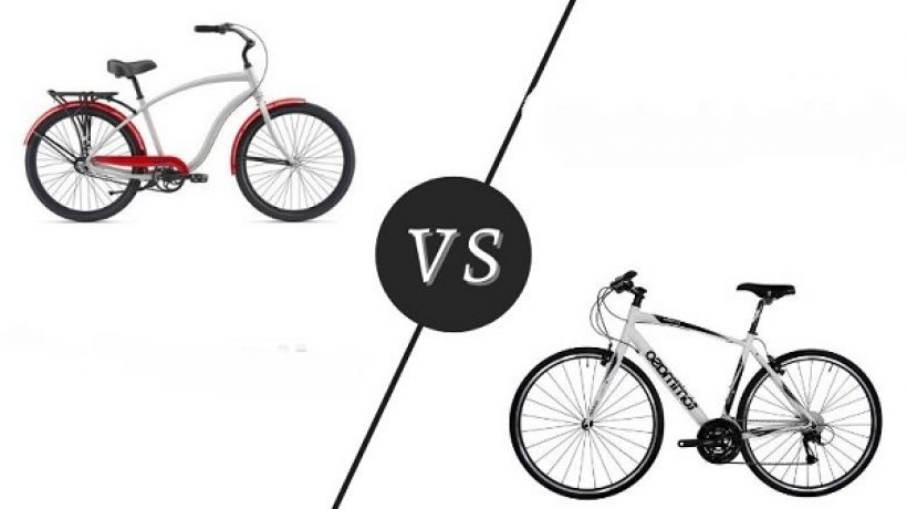 What is the difference between a cruiser bike and a regular bike?