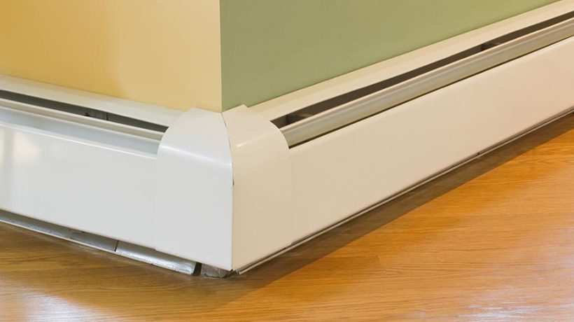 How to remove electric baseboard heater