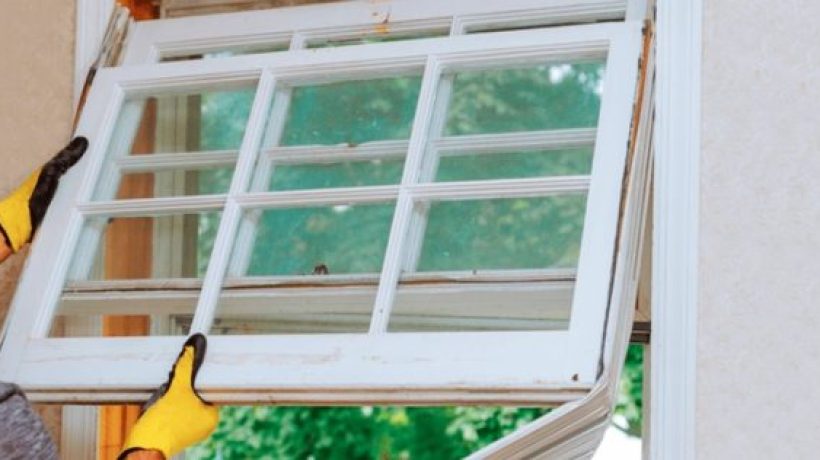 How do you replace an old basement window?