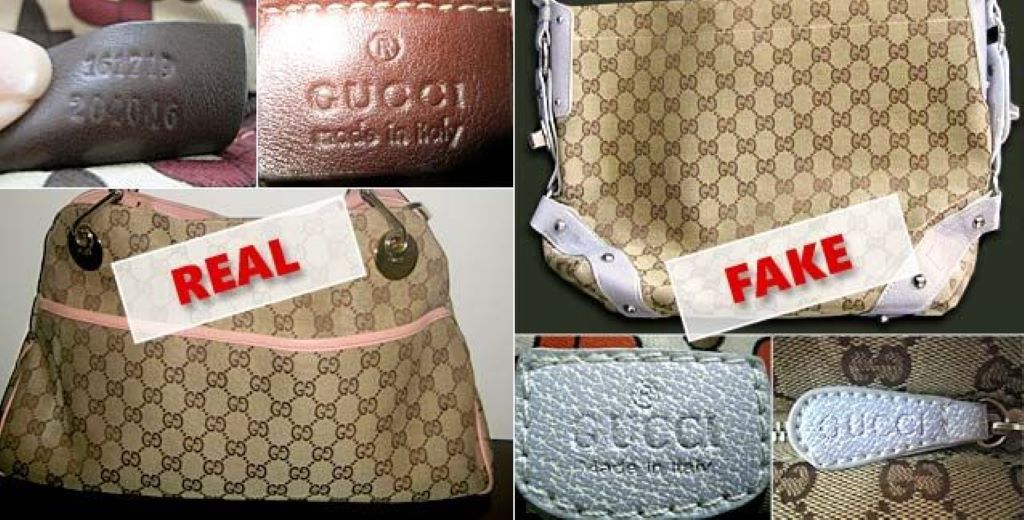 Examine the Gucci Logo and Markings