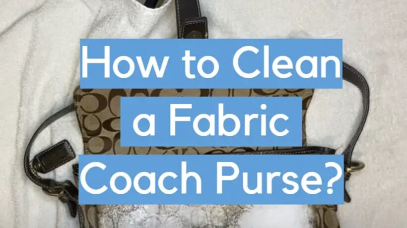 How to Clean a Coach Fabric Purse?