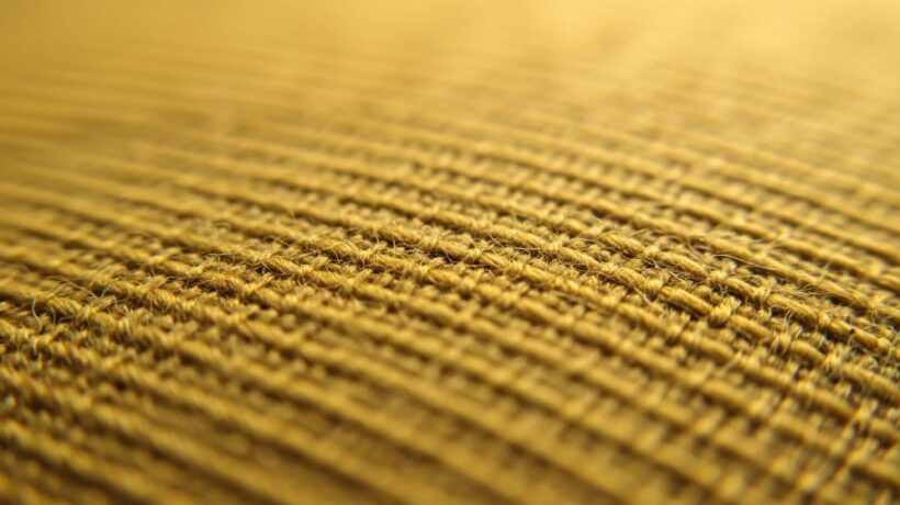How to Date Old-Fashioned Yellow Cloth by Weave Pattern