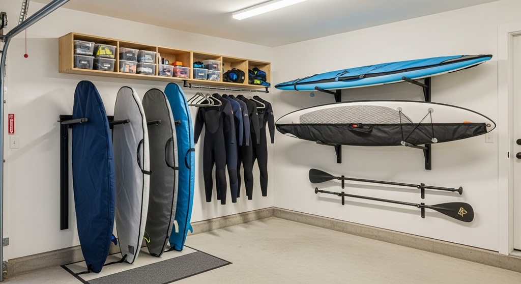 How to Store Surf Equipment Safely at Home - Spark International